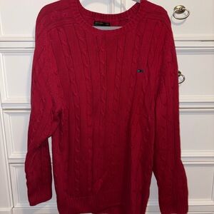Alexander Julian Rich Red Crewneck Sweater